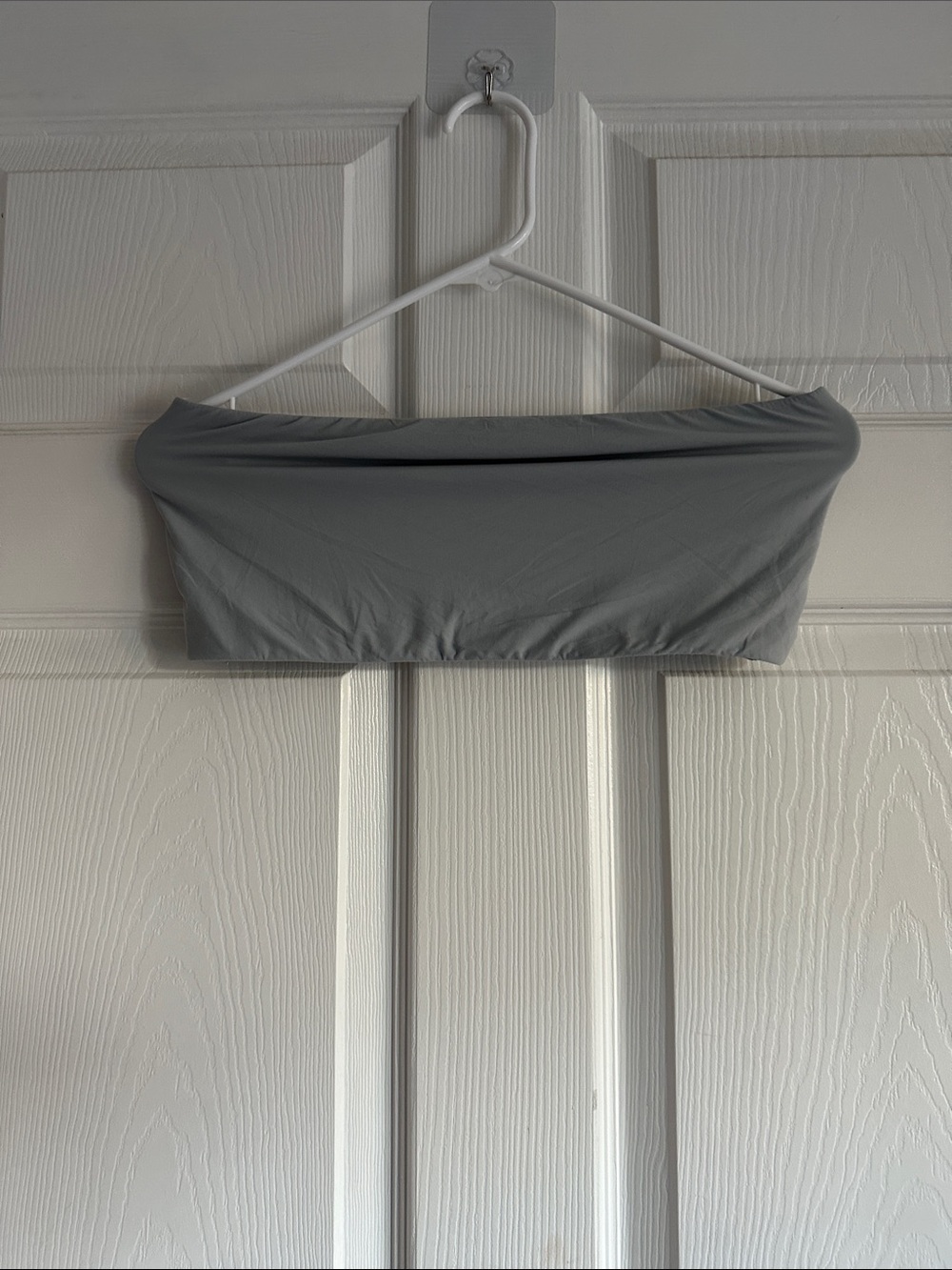 SKIMS Gray Strapless Bandeau Bralette tube top L